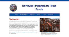 Desktop Screenshot of ironworkerstrust.com